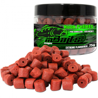 Lovné Hook pelety červený halibut-Česnek 8mm